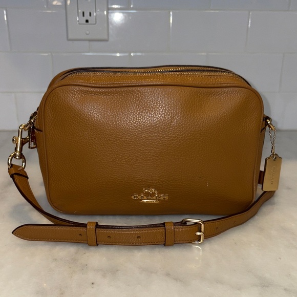 Coach Jes Pebbled Leather Crossbody - Picture 1 of 16